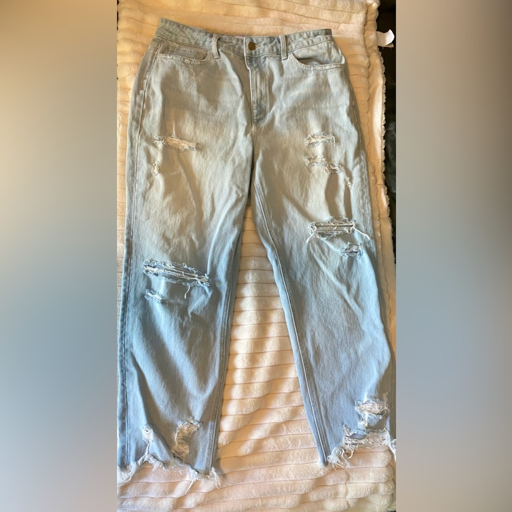 Distressed 90s Inspired Flying Monkey Jeans